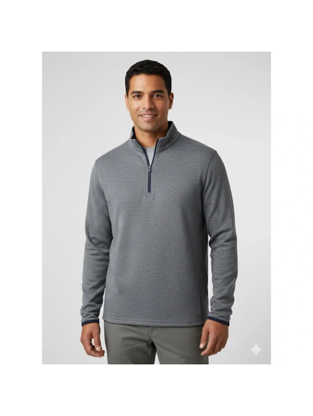 J.Crew Size S Performance Quarter Zip Classic Fit Coolmax Tech Cotton Pullover